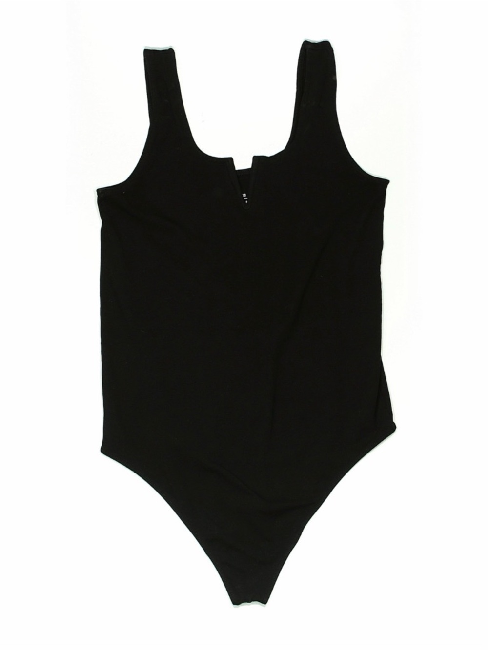 torrid Black Scoop Neck Bodysuit with Front Notch